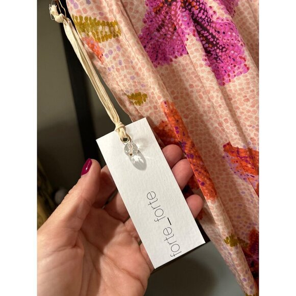 Forte Forte Silk Satin Trouser Pants Orchidea Womens Size III US 8 - Picture 9 of 10